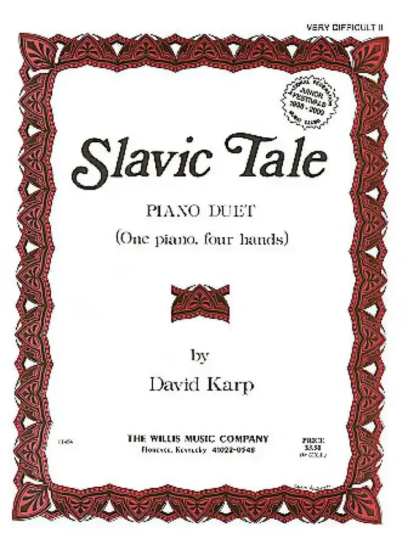 David Karp Slavic Tale Klavier Solo