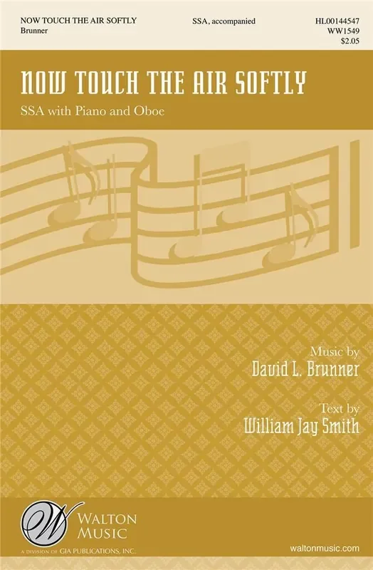 David L. Brunner Now Touch The Air Softly Frauenchor mit Begleitung