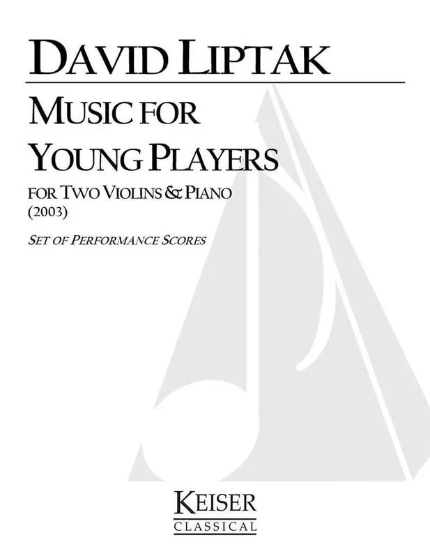 David Liptak Music for Young Players Violin Duett
