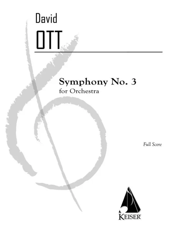 David Ott Symphony No. 3 Orchester