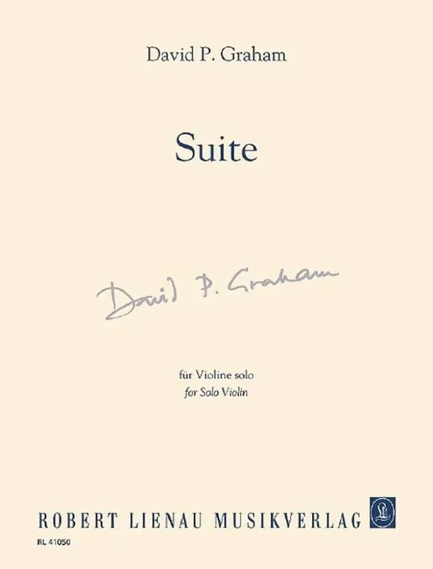 David Paul Graham Suite Violine Solo