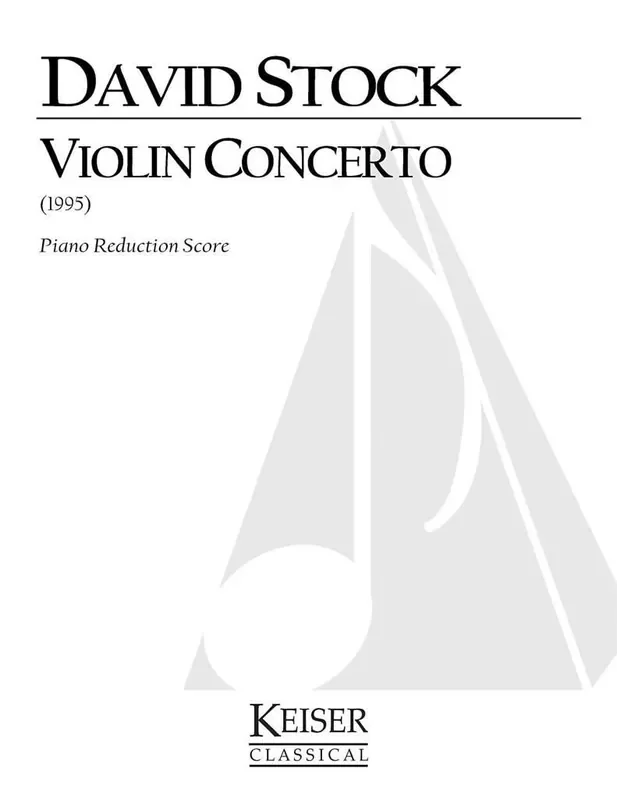 David Stock Violin Concerto Klavier Solo