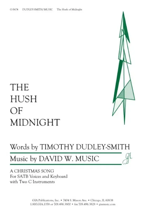 David W. Music The Hush of Midnight Gemischter Chor mit Klavier/Orgel