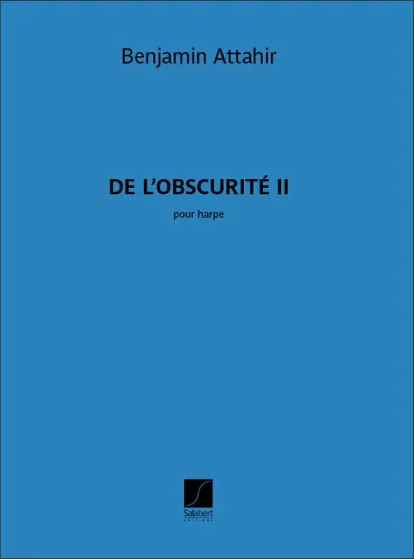 De l‘obscurité II Harfe Solo