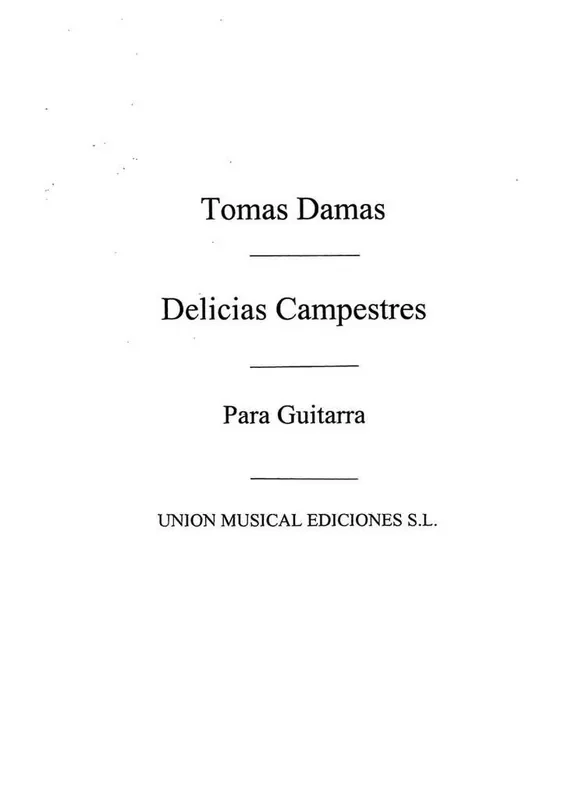 Delicias Campestres Gitarre Solo