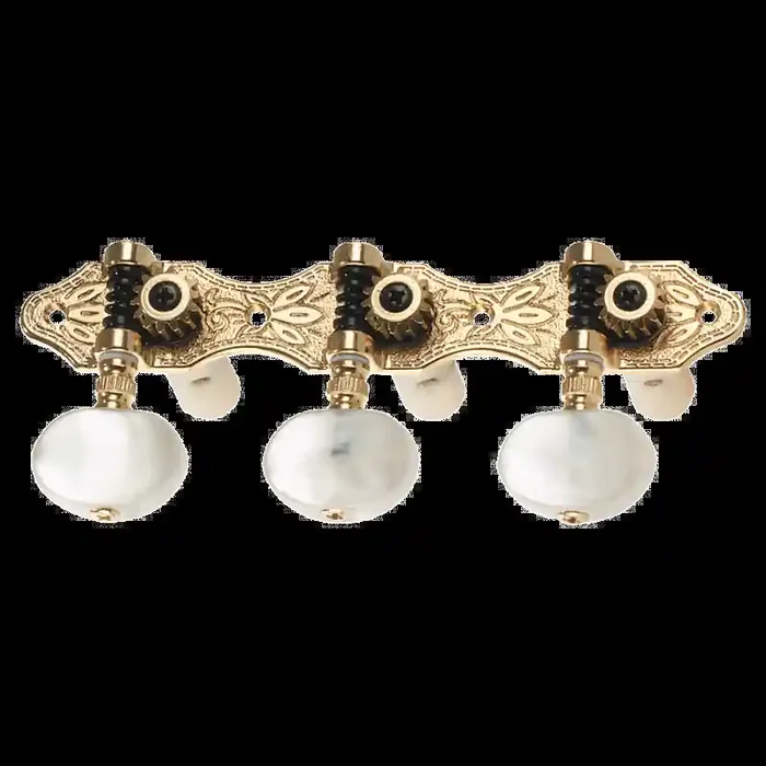Deluxe Classical Guitar Machine Heads, Gold / 3 + 3