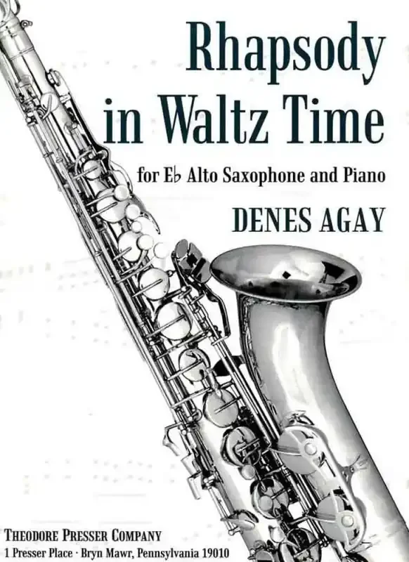 Denes Agay Rhapsody In Waltz Time Altsaxophon mit Begleitung