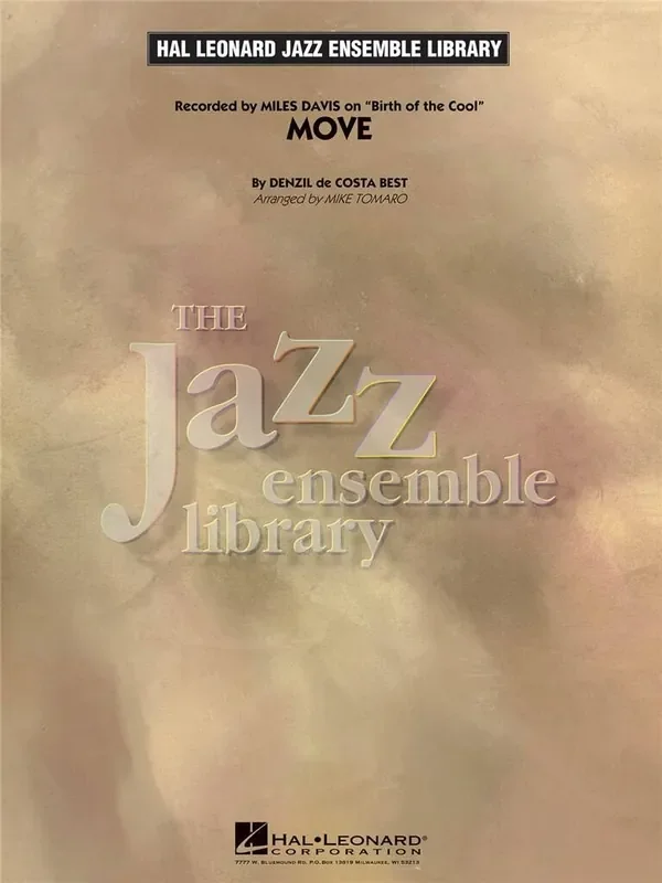 Denzil Best Move (Arr. Mike Tomaro) Jazz Ensemble