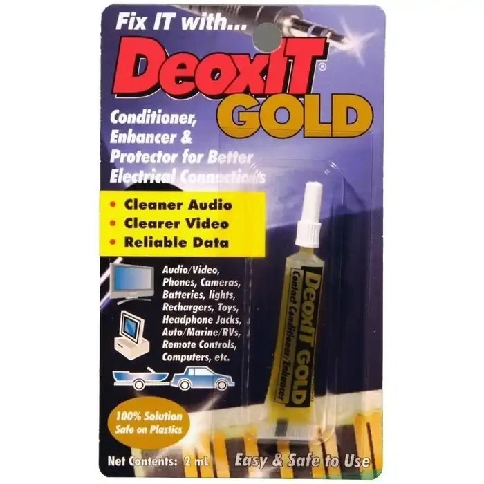DeoxIT GOLD G100L Squeeze Tube, 100% solution, 2 ml