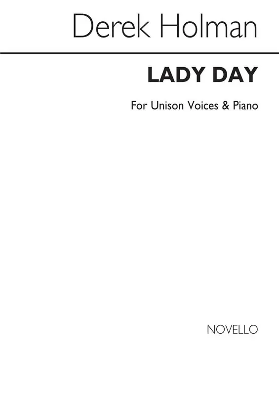 Derek Holman Lady Day for Voice and Piano Gesang mit Klavier