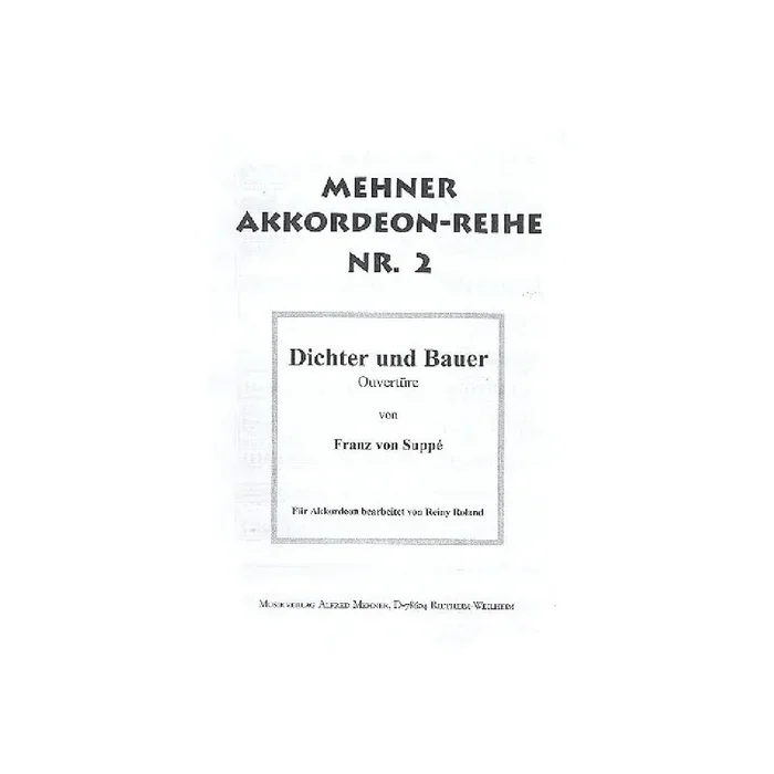 Dichter und Bauer Ouvertüre