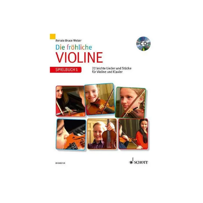 Die fröhliche Violine – Spielbuch Band 1 (+CD)