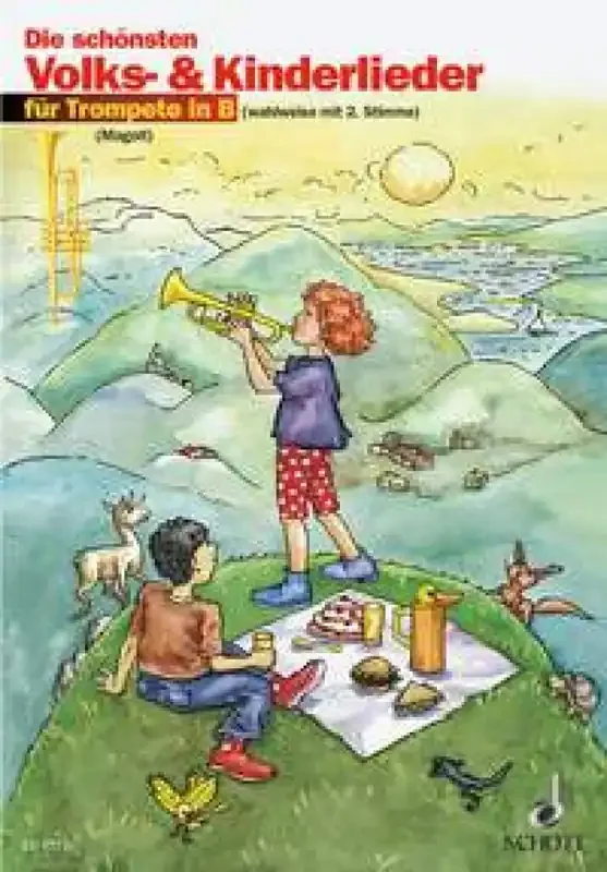 Die schonsten Volks- und Kinderlieder (Arr. Hans Magolt) Trompete Solo