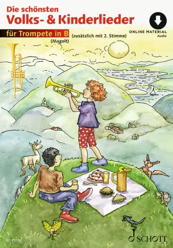 Die schönsten Volks- und Kinderlieder (Arr. Marianne Magolt) Trompete Solo