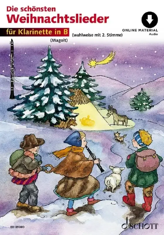 Die schönsten Weihnachtslieder (Arr. Hans Magolt) Klarinette Solo