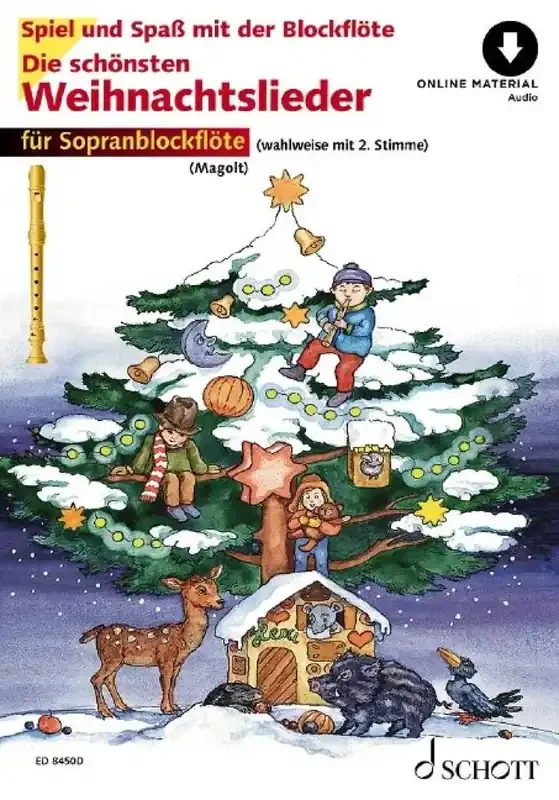 Die schönsten Weihnachtslieder Blockflöte Duett