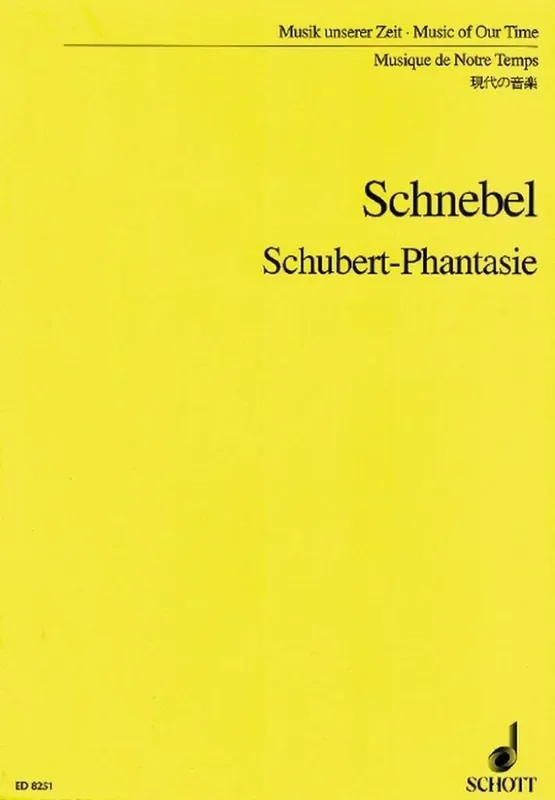 Dieter Schnebel Schubert-Fantasy Orchester