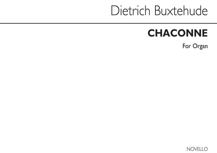 Dietrich Buxtehude Chaconne Organ Orgel