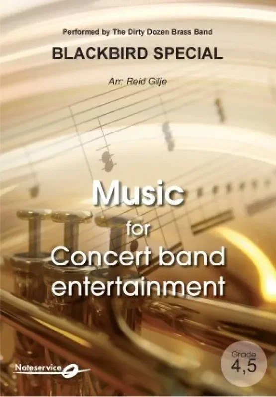 Dirty Dozen Brass Band Blackbird Special (Arr. Reid Gilje) Blasorchester