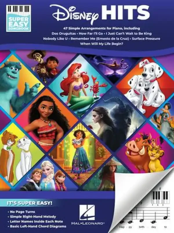 Disney Hits – Super Easy Songbook Easy Piano