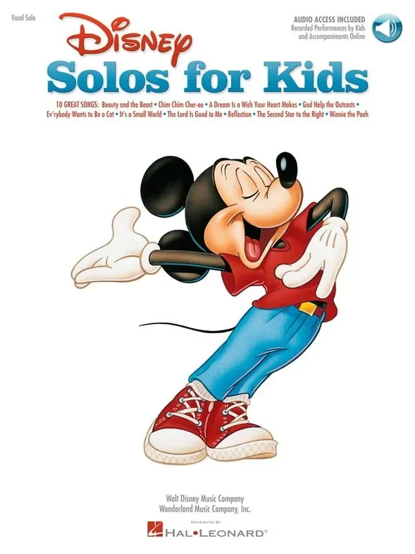 Disney Solos for Kids Gesang mit Klavier