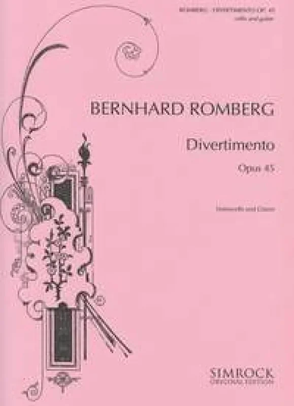 Divertimento op. 45 Cello mit Begleitung