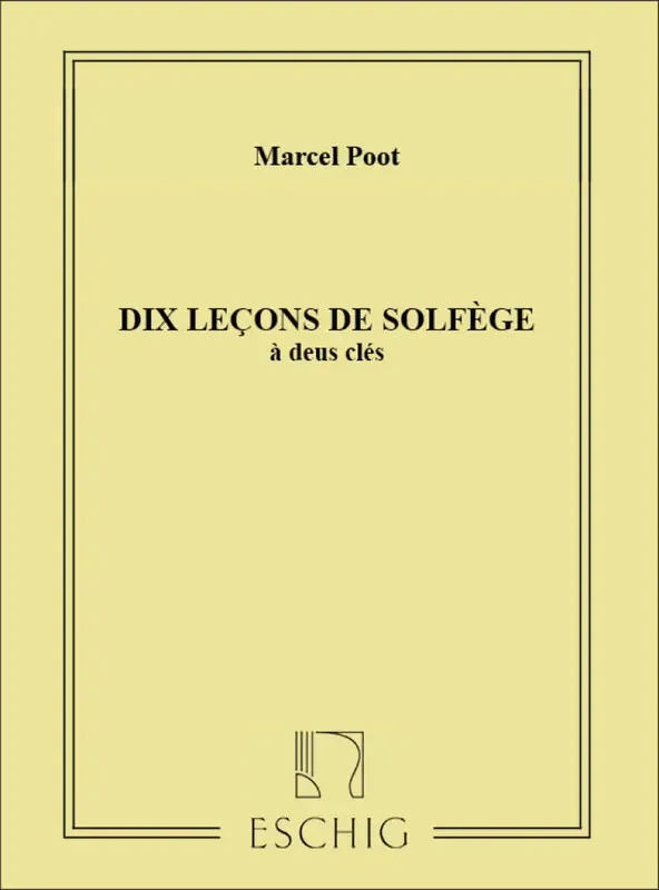 Dix Lecons de Solfège à deux clés
