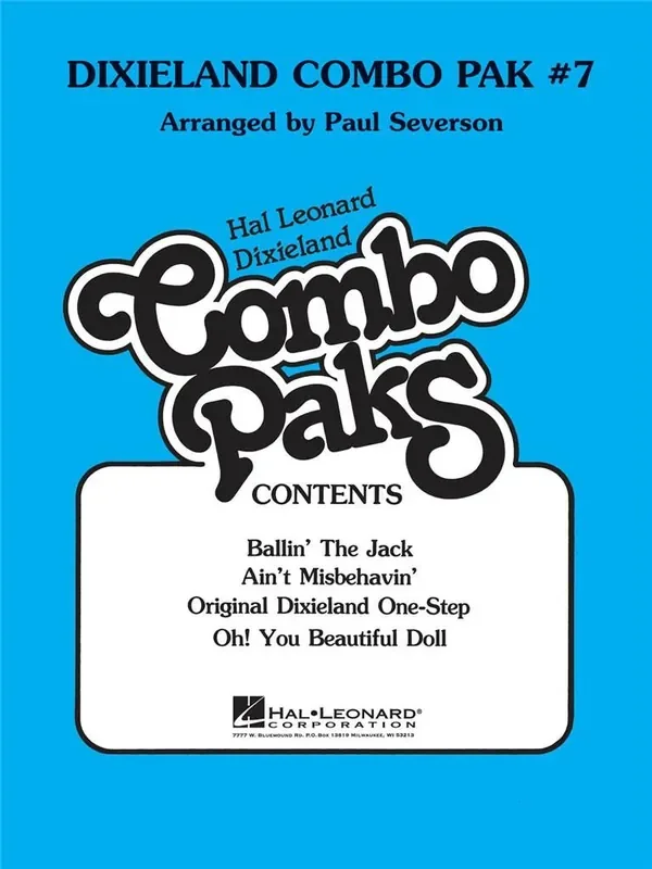 Dixieland Combo Pak 7 (Arr. Paul Severson) Jazz Ensemble