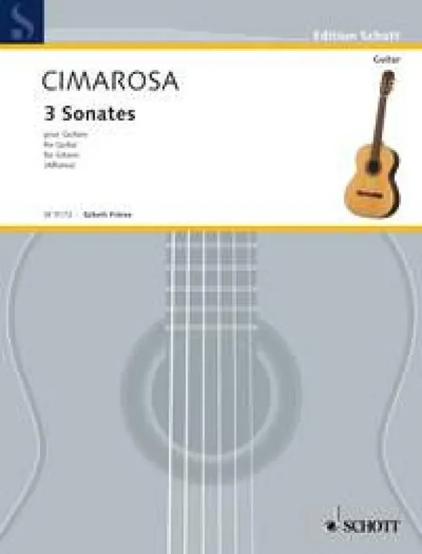 Domenico Cimarosa 3 Sonatas Gitarre Solo