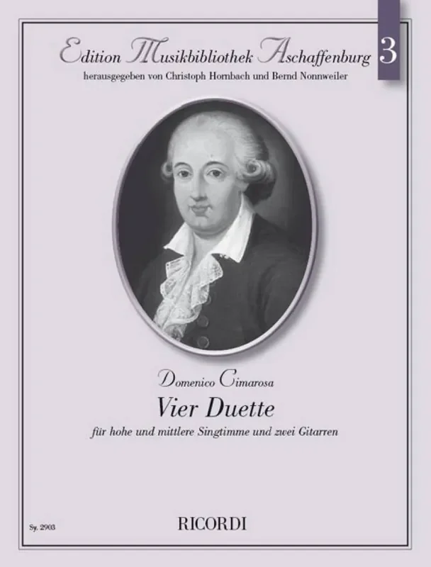 Domenico Cimarosa Vier Duette Gesang mit sonstiger Begleitung