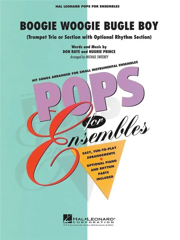 Don Raye Boogie Woogie Bugle Boy (Arr. Michael Sweeney) Trompete Ensemble