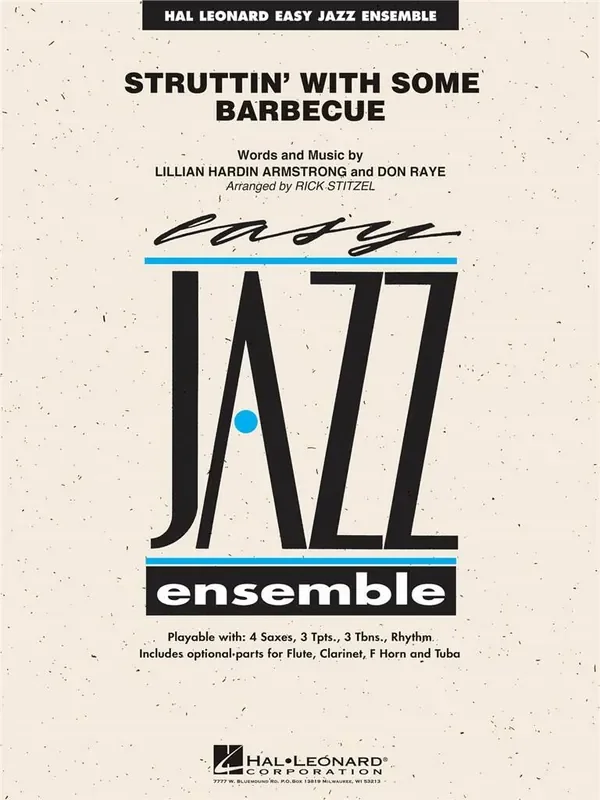 Don Raye Struttin‘ with Some Barbecue (Arr. Rick Stitzel) Jazz Ensemble