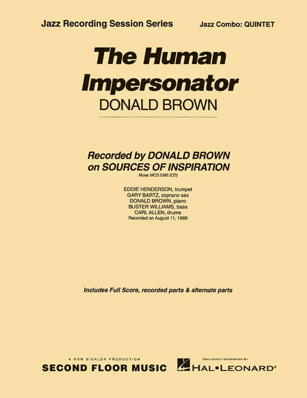 Donald Brown The Human Impersonator Jazz Ensemble