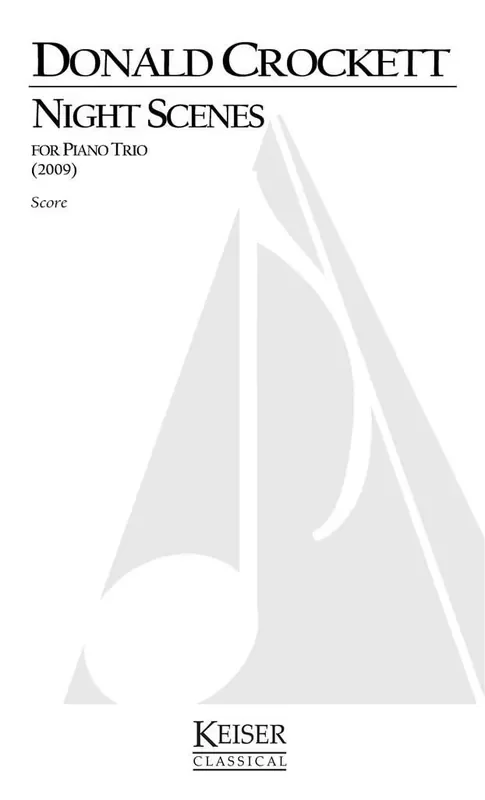 Donald Crockett Night Scenes Klaviertrio
