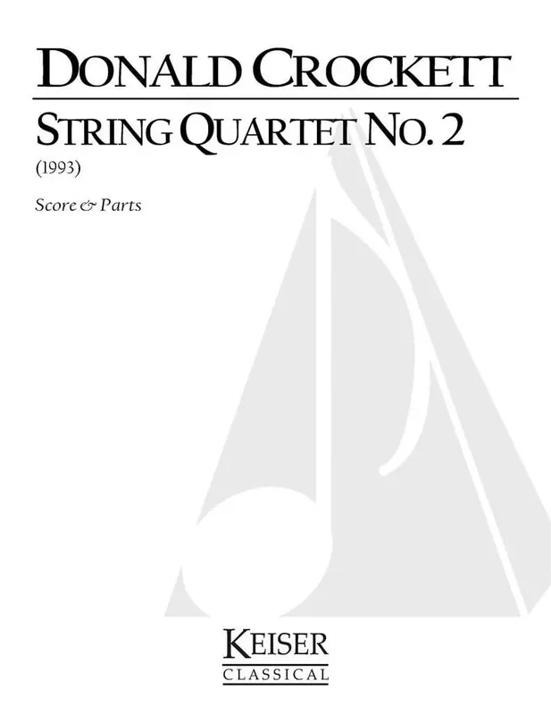 Donald Crockett String Quartet No. 2 Streichquartett