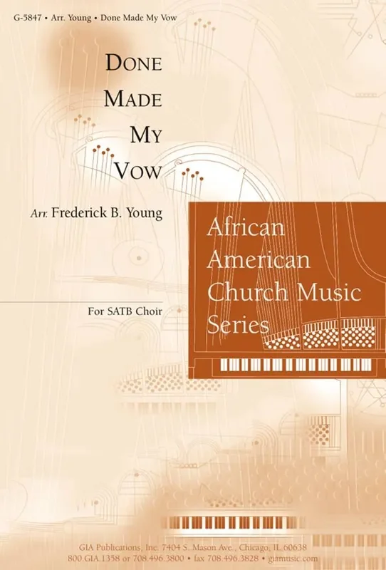 Done Made My Vow (Arr. Frederick Young) Gemischter Chor mit Begleitung
