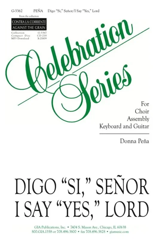 Donna Pena Digo Si, Senor Gemischter Chor mit Klavier/Orgel