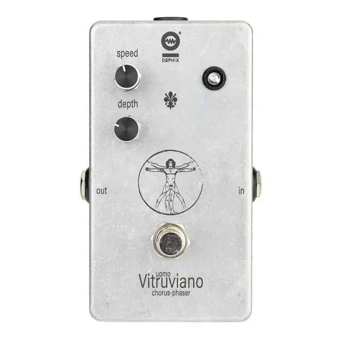 Dophix UOMO VITRUVIANO chorus/ phaser, handbuilt analog effects pedal, new old stock parts