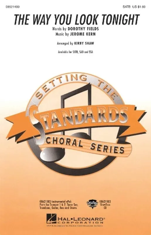 Dorothy Fields The Way You Look Tonight (Arr. Kirby Shaw) Frauenchor mit Begleitung