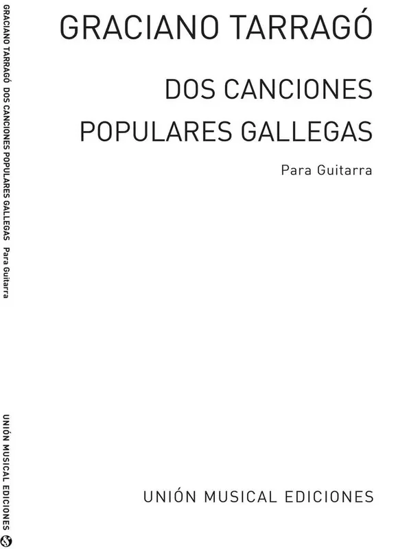 Dos Canciones Populares Gallegas Gitarre Solo