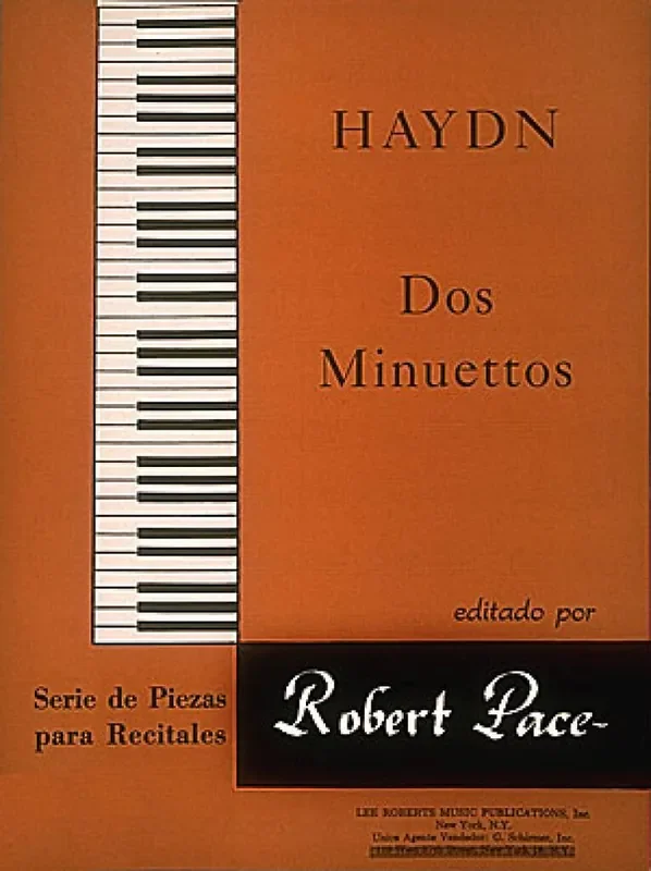 Dos Minuettos Sheet Music in Spanish Klavier Solo