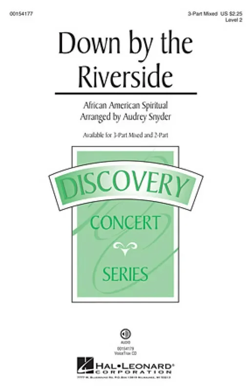 Down by the Riverside (Arr. Audrey Snyder) Gemischter Chor mit Begleitung