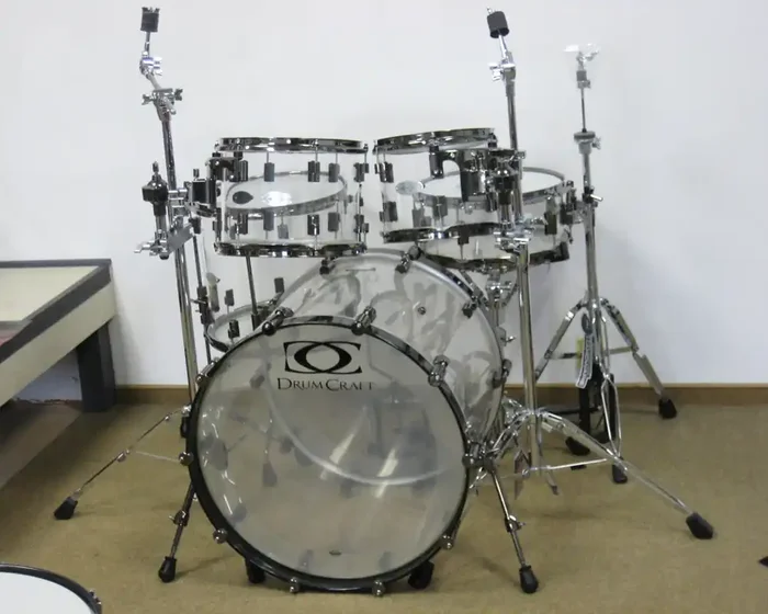 Drumcraft Serie 8 Fusion Drumkessel-Set Acryl transparent