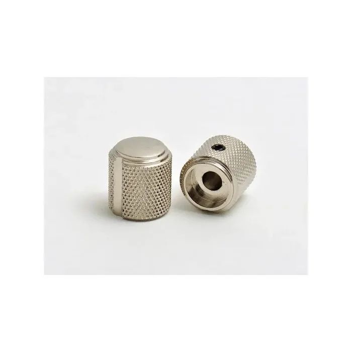 Duesenberg Control Knob, long, nickel, 6,4mm