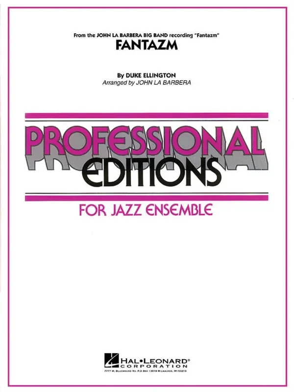 Duke Ellington Fantazm (Arr. John LaBarbera) Jazz Ensemble