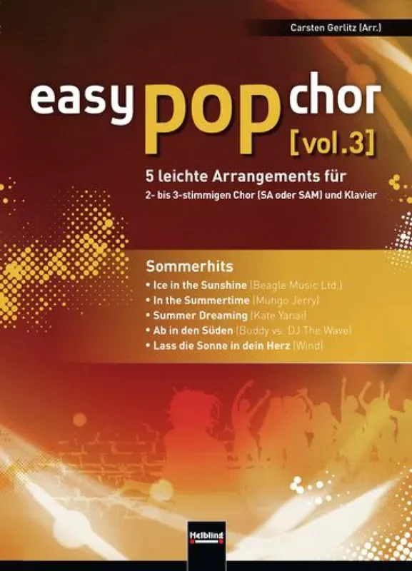 Easy Pop Chor 3 Sommerhits Frauenchor mit Klavier/Orgel