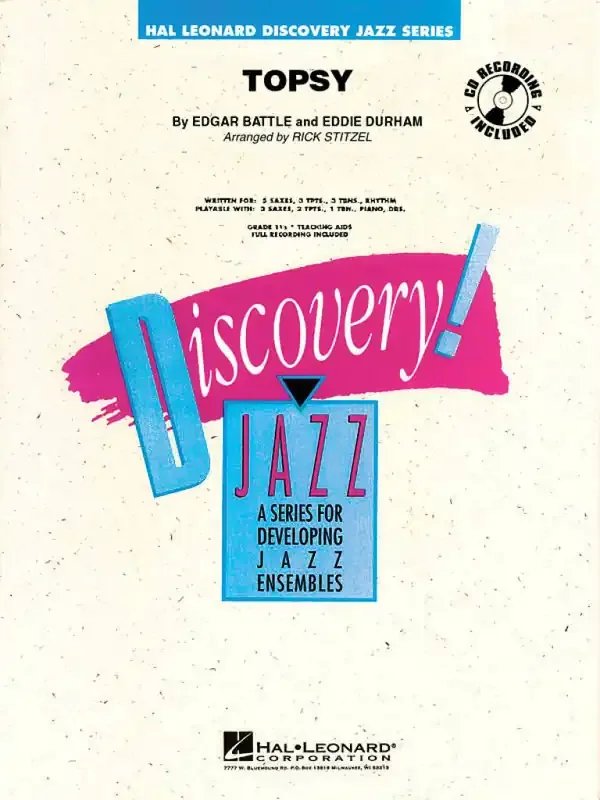 Eddie Durham Topsy (Arr. Rick Stitzel) Jazz Ensemble