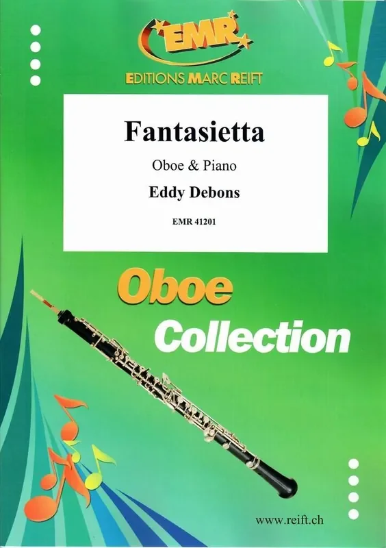 Eddy Debons Fantasietta Oboe mit Begleitung