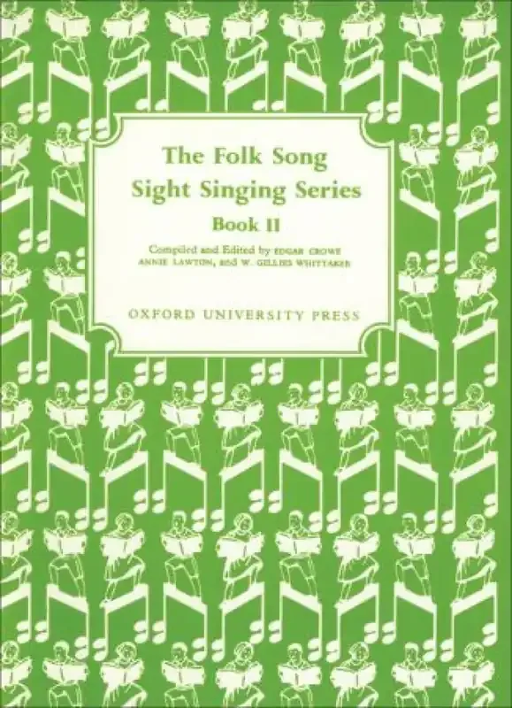 Edgar Crowe Folk Song Sight Singing Book 2 Gesang Solo