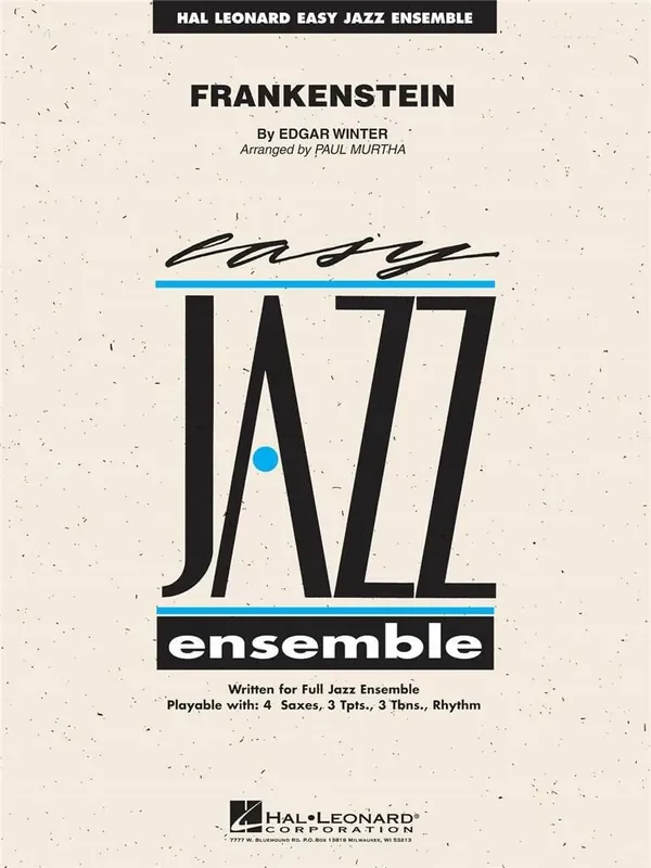 Edgar Winter Frankenstein (Arr. Paul Murtha) Jazz Ensemble